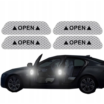 Naklejki odblaskowe naklejki ostrzegawcze komplet